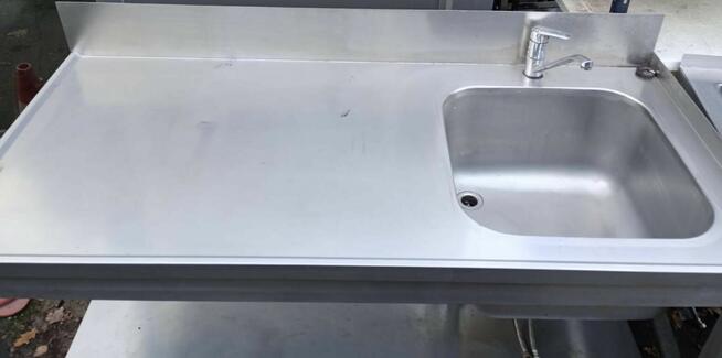 Szafki gastronomiczne stal nierdzewna stół metalowy zlew