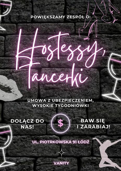 TANCERKA, HOSTESSA - PRACA OD ZARAZ ZAKWATEROWANIE