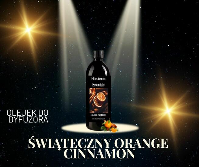 Świąteczny Orange Cinnamon olejek do dyfuzorów