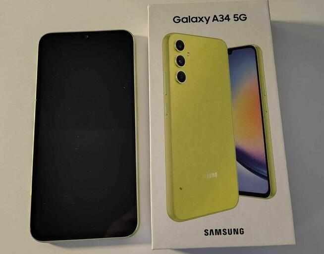 Samsung Galaxy A34 5G 6GB/128GB Zielony+Gwarancji