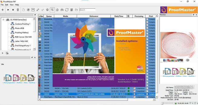 Program ProofMaster RIP licencja 1 miesiąc Epson SC-P5300