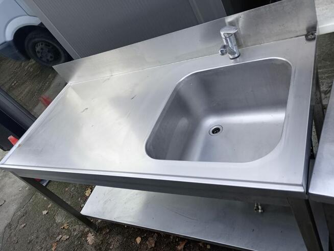 Szafki gastronomiczne stal nierdzewna stół metalowy zlew