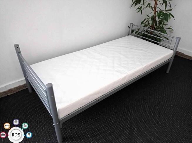 Łóżko piętrowe metalowe kwaterowe 90x200 cm DUŻE ILOŚCI