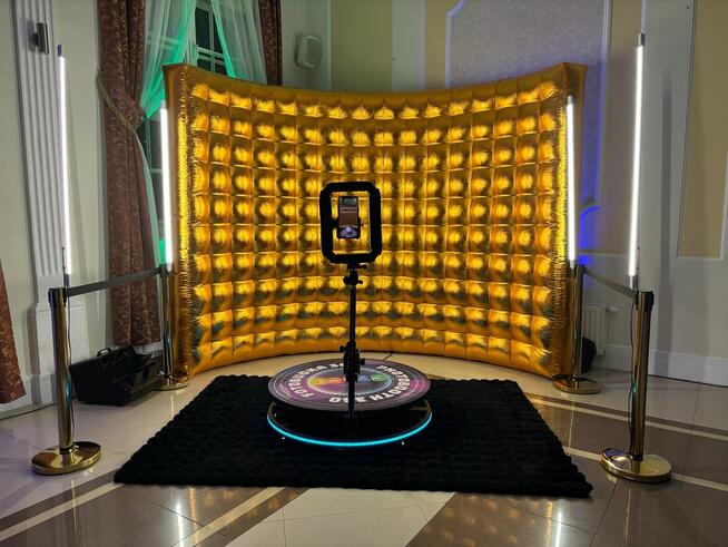 Fotobudka 360. Ciężki Dym. Fontanny Iskier