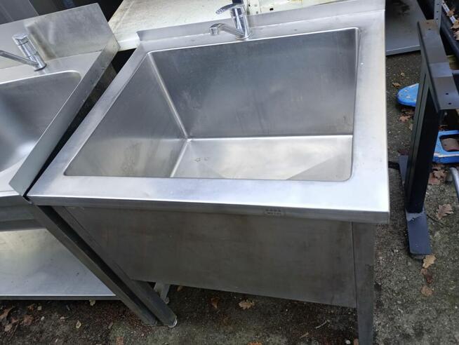 Szafki gastronomiczne stal nierdzewna stół metalowy zlew