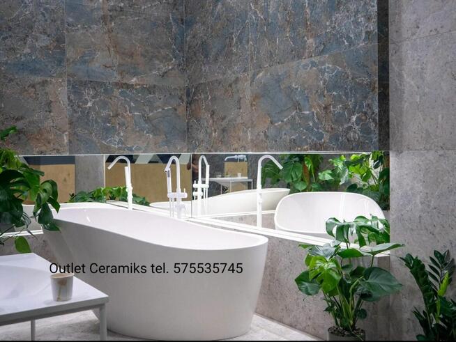 Tanganika white płytki łazienkowe lappato gat.1 gres 120x60