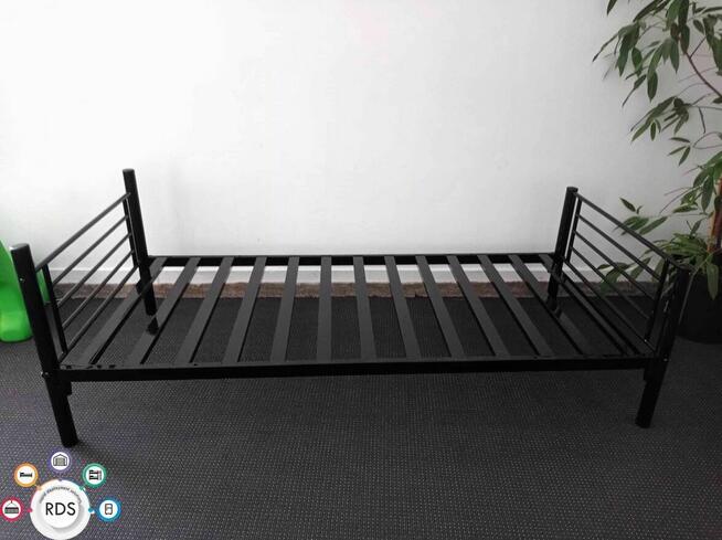 Łóżko metalowe PIĘTROWE lub POJEDYNCZE 2w1 Łóżka pracownicze