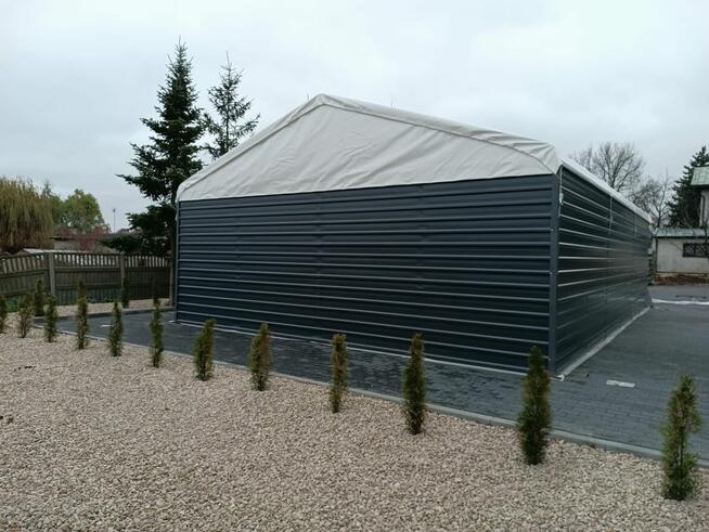 HALA NAMIOTOWA ściany blaszane 6x15x4m