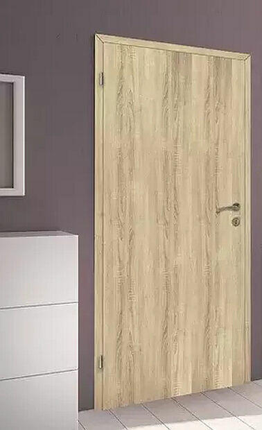 Nowe drzwi wewnętrzne z ościeżnicą futryną lewe 90 dąb sonom