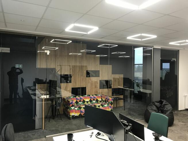 Ścianki szklane balustrady lacobell lustra