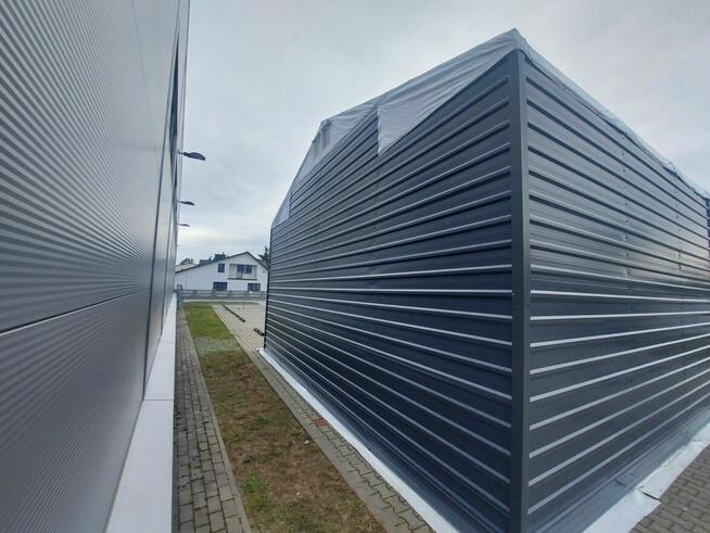 HALA NAMIOTOWA ściany blaszane 6x15x4m