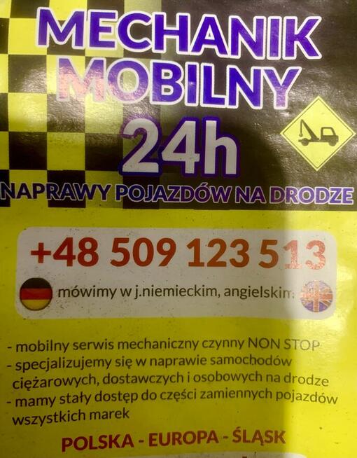 Mobilny Serwis TIR Bus Katowice Gliwice Sosnowiec Dąbrowa Go