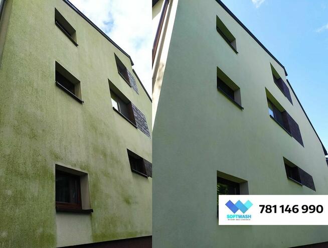 Mycie Elewacji BEZ Ciśnienia - Mycie Kostki