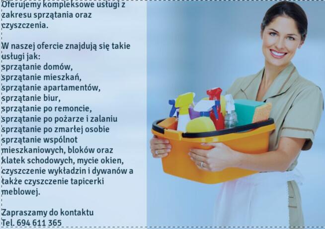 Usługi Sprzątające Nowy Targ 24h/7