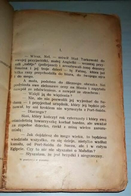 W Pustyni i w Puszczy - H.Sienkiewicz z 1928 roku ORYGINALNA