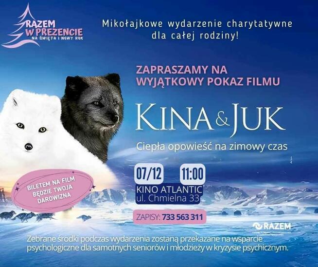 Bezpłatny pokaz filmu „Kina i Yuk”