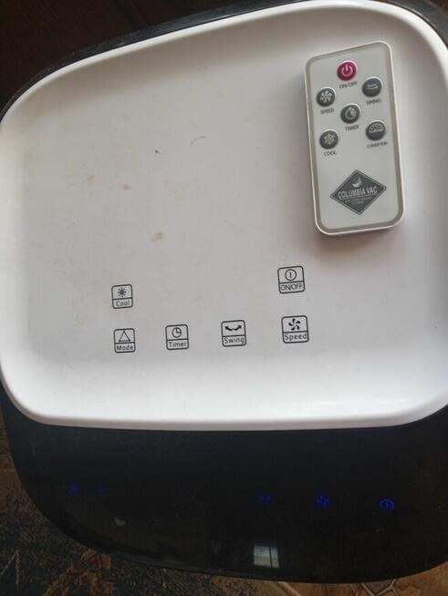 klimatyzator przenosny na kolkach pilotem tanio fajnie mrozi