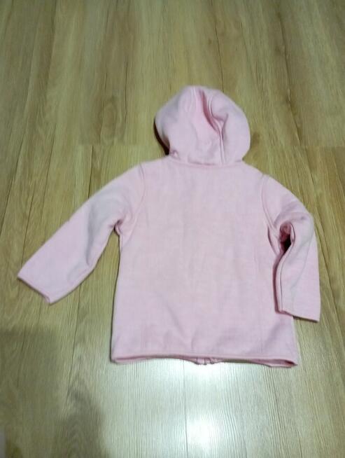 ciepła bluza różowa dziecięca SMYK dla 1-2 latka