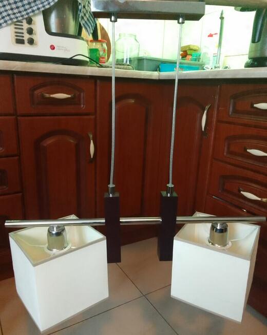 Lampa wisząca sufitowa Żyrandol , 2 x punkty świetlne E27