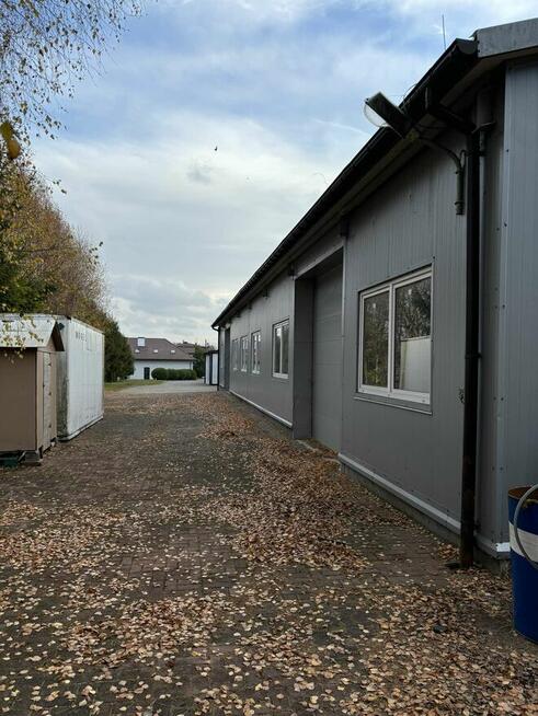 Duży lokal po stolarni z podjazdem dla TIR