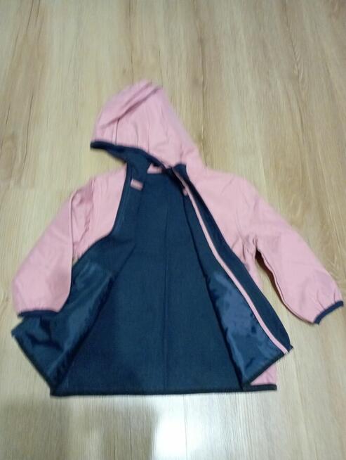 Kurtka różowa dziecięca na wiosnę SMYK w rozm. 92