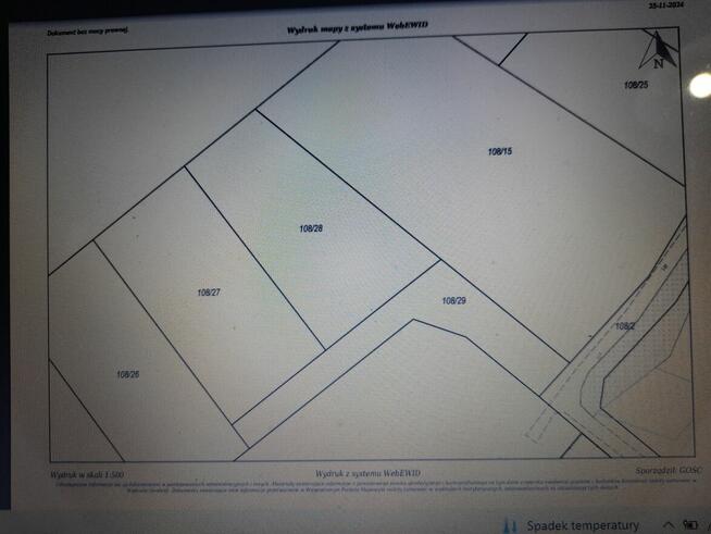 Słowienkowo-Będzino-Sarbinowo-WZ-3dział-3558m2 Morze Bałtyc