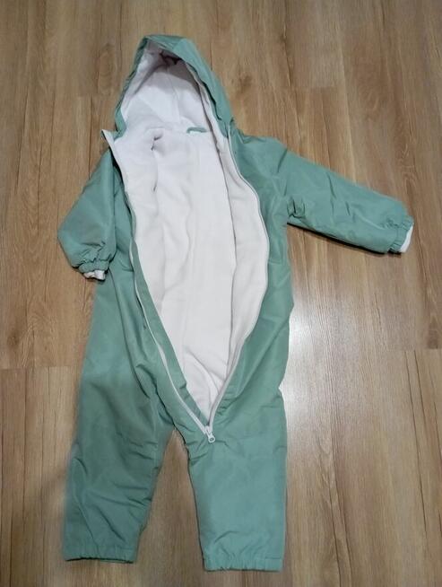 bardzo ciepły kombinezon zielony dziecięcy SMYK rozm.104