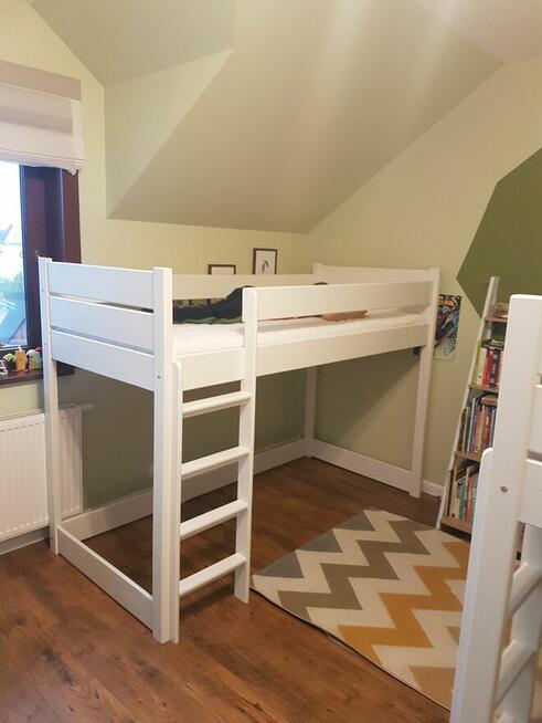 Łóżko dziecięce z antresolą 90x200 cm