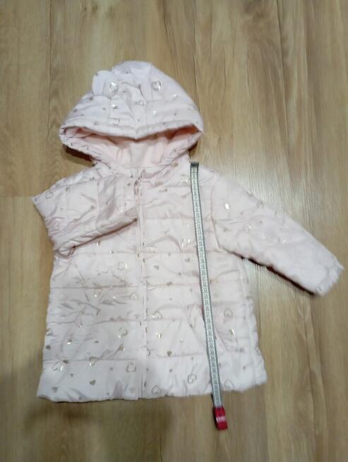 ciepła kurtka jesienno-zimowa dziecięca SMYK w rozm. 86