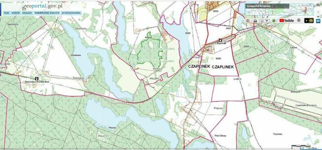 Dz.1.2395ha,Żelisławie,gmCzaplinek,J.Kaleńskie,las