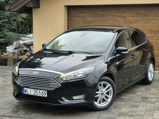 Ford Focus 1.6TDCI 115KM, Lift, 2015r, LEDY, Titanium, Odpalanie bezkluczykowe