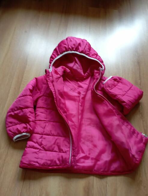 kurtka dziecięca różowa wiosenno-jesienna SMYK w rozm. 92