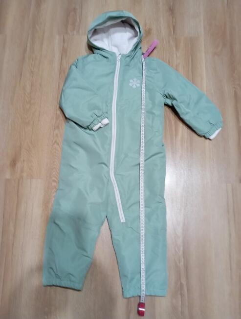 bardzo ciepły kombinezon zielony dziecięcy SMYK rozm.104