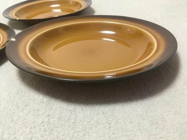 Stare talerze talerzyki głębokie PRL Pruszków 20,8 cm