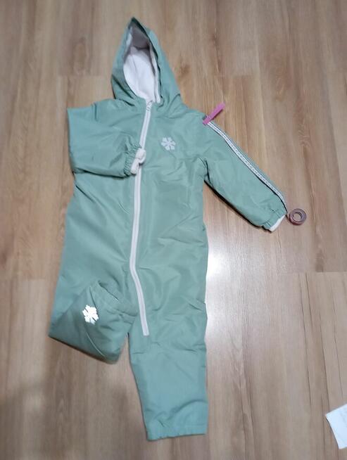 bardzo ciepły kombinezon zielony dziecięcy SMYK rozm.104