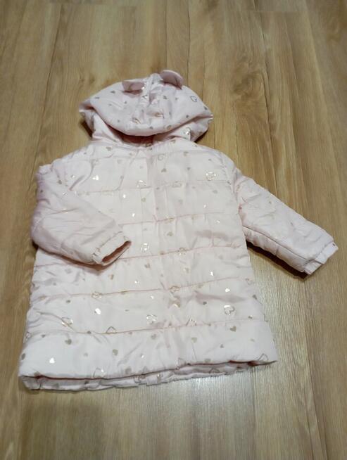 ciepła kurtka jesienno-zimowa dziecięca SMYK w rozm. 86