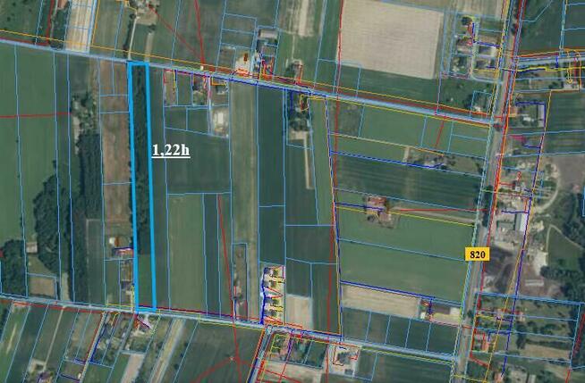 Działka budowlana/inwestycyjna 1,22ha, Łęczna