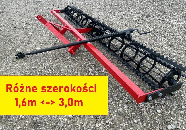 Wałek wał do kultywatora / talerzówki 1,6m 1,8m 2,1m 2,4m