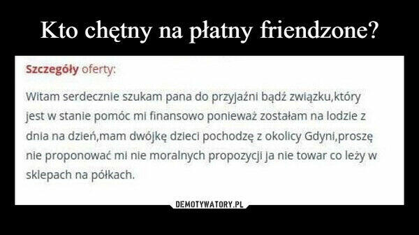 To może FRIENDZONE? Yyyy?