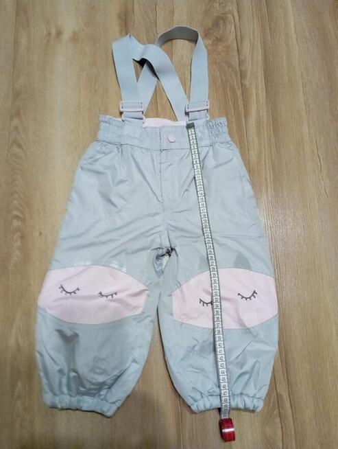 zimowe spodnie narciarskie dziecięce SMYK dla 1-2 latka