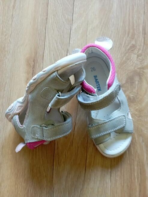 skórzane sandały dziecięce BARTEK w rozmiarze: 26