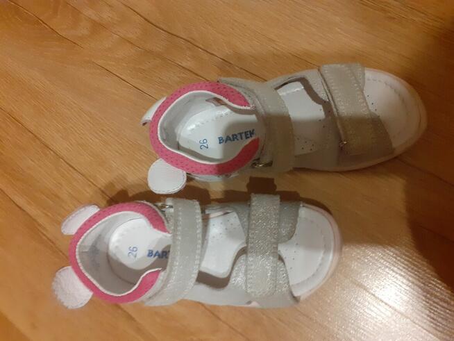 skórzane sandały dziecięce BARTEK w rozmiarze: 26