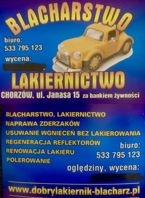 lakiernik blacharz Katowice Chorzów tel.533795123 Tanio