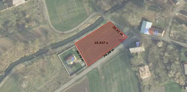 Zaszczytowo działka budowlana 2500m2 z WZ