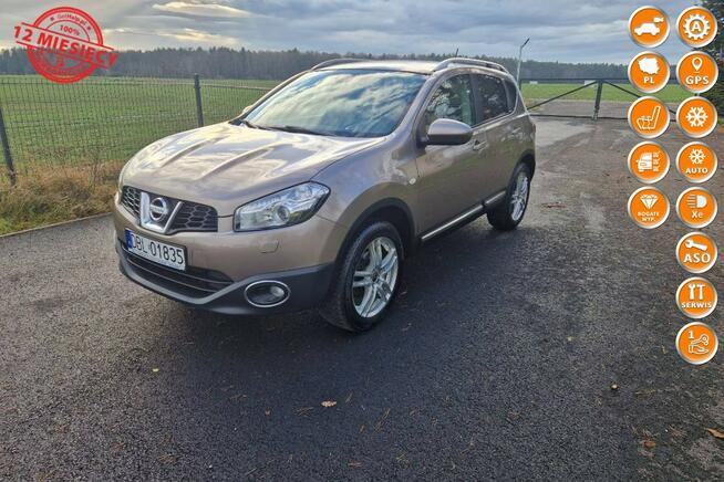 Nissan Qashqai 2.0i 141KM Automat Tekna Kamera Navi 18" Gwarancja