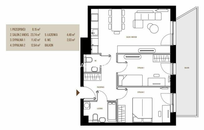 Mieszkanie Kraków Łagiewniki, Łagiewniki, Wadowicka