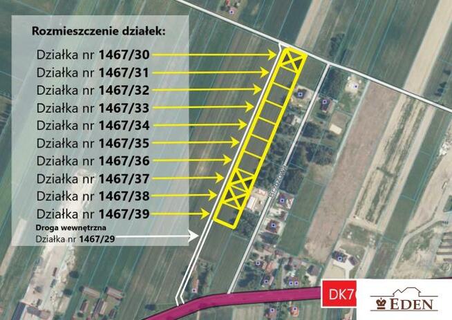 Działka budowlana Dąbie gm. Łuków