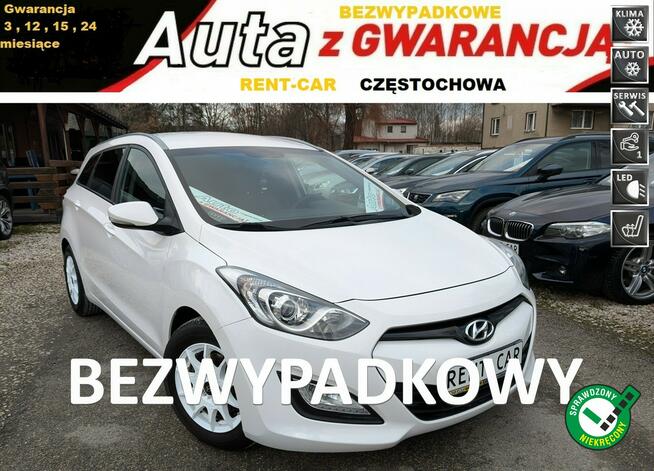 Hyundai i30 1.6GDi*135PS*OPŁACONY Bezwypadkowy*Klimatronik*Serwis*GWARANCJA24