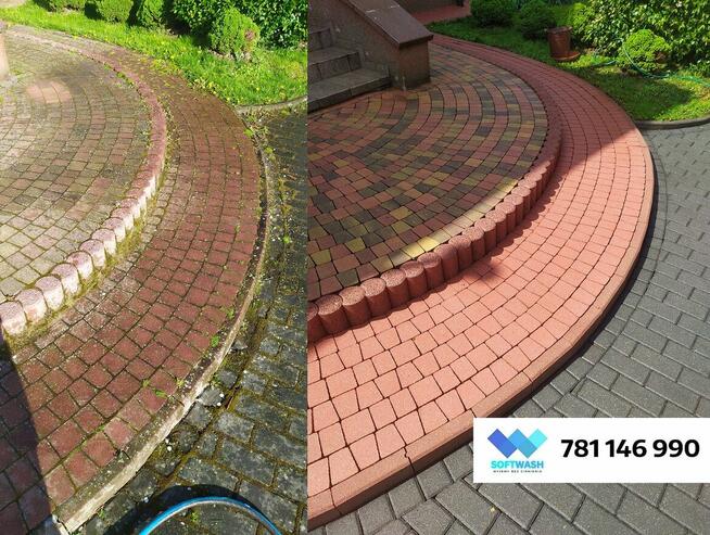 Mycie Elewacji BEZ Ciśnienia Impregnajce Mycie Kostki