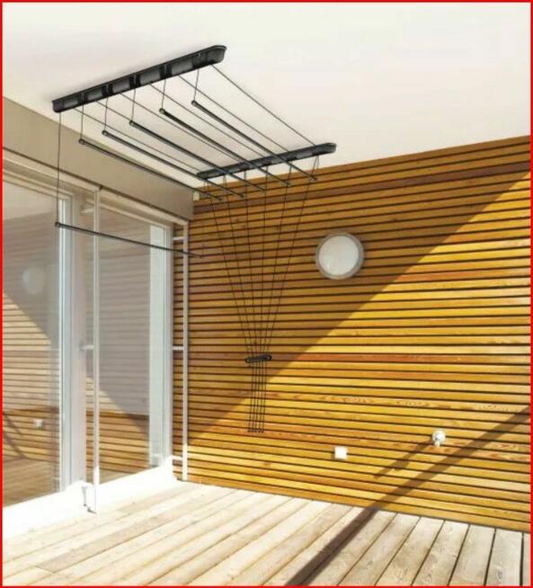 Monter SUSZARKI sufitowej do suszenia prania.